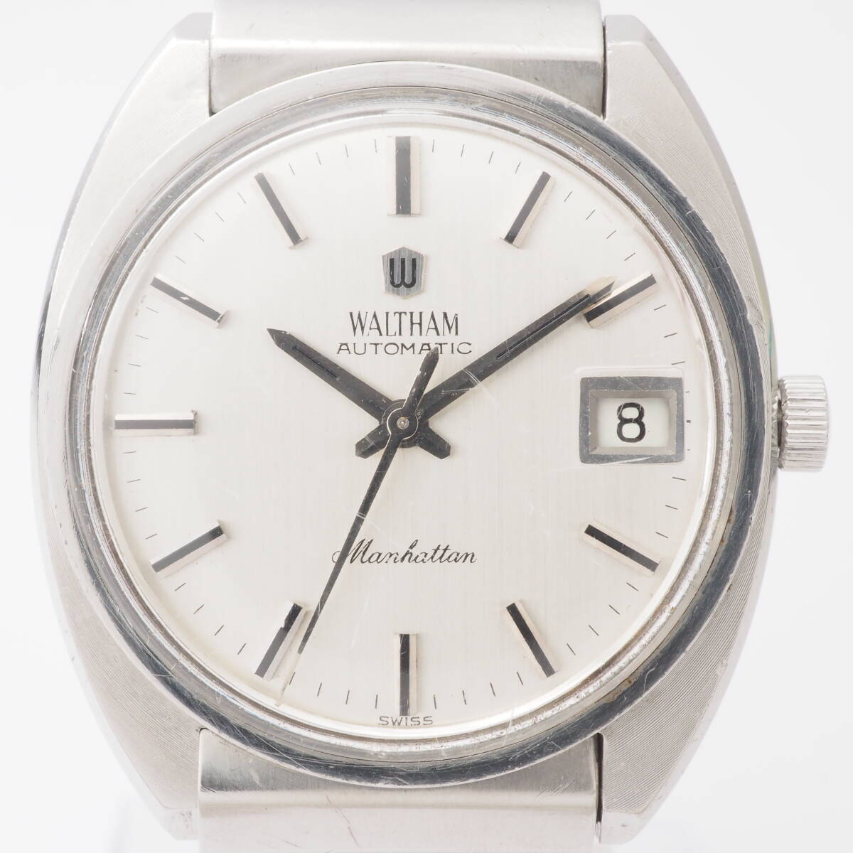 ウォルサム マンハッタン デイト WALTHAM Manhattan 自動巻 シルバー ボーイズ 腕時計[83-267-61-AM8の画像1