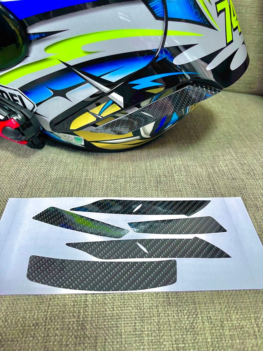 SHOEI X-Fourteen フラップカーボンステッカー