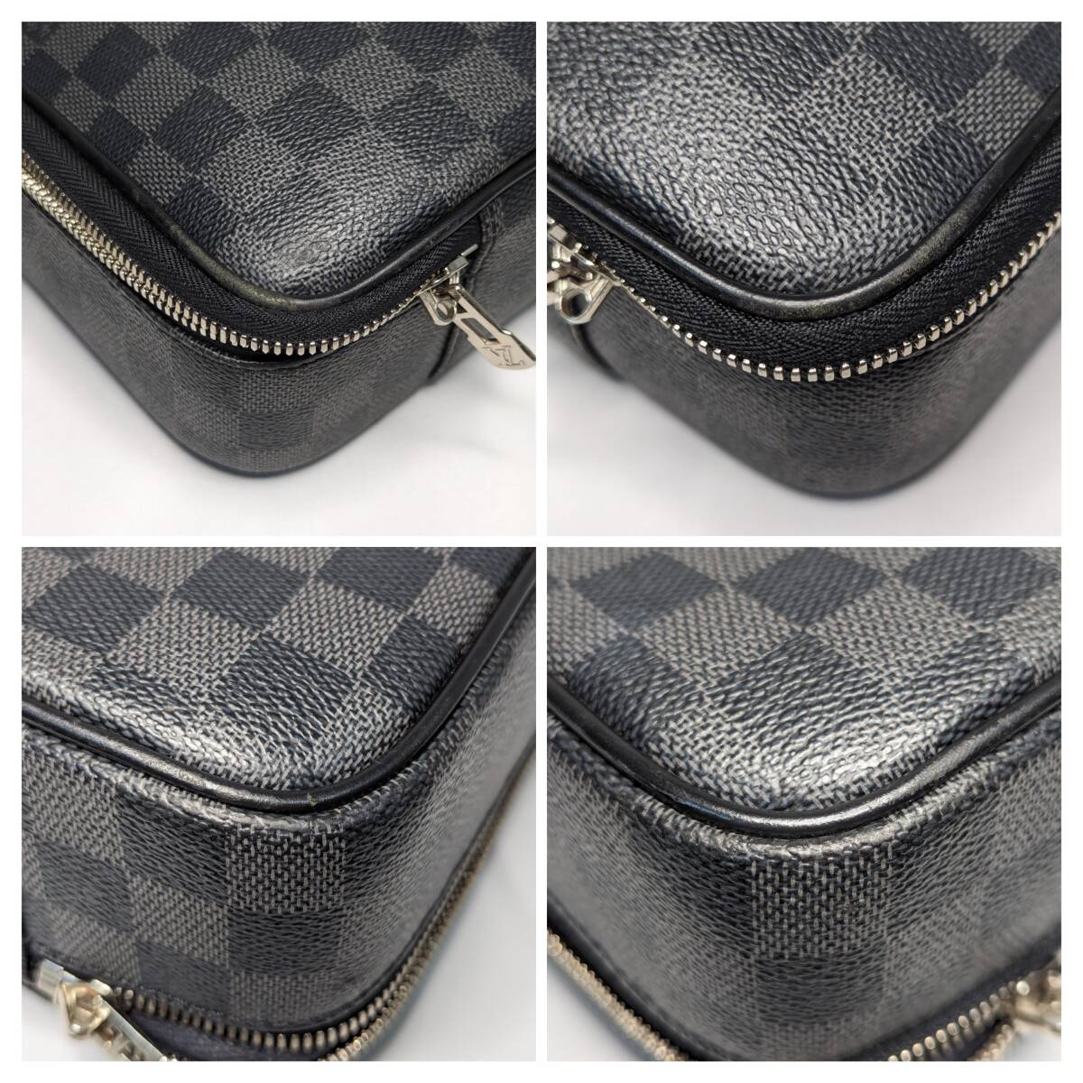 THR-517　LOUIS VUITTON　ルイヴィトン　ダミエ・グラフィット　スティーブ　N58030　ビジネスバッグ　ショルダーバッグ　ハンドバッグ_画像6