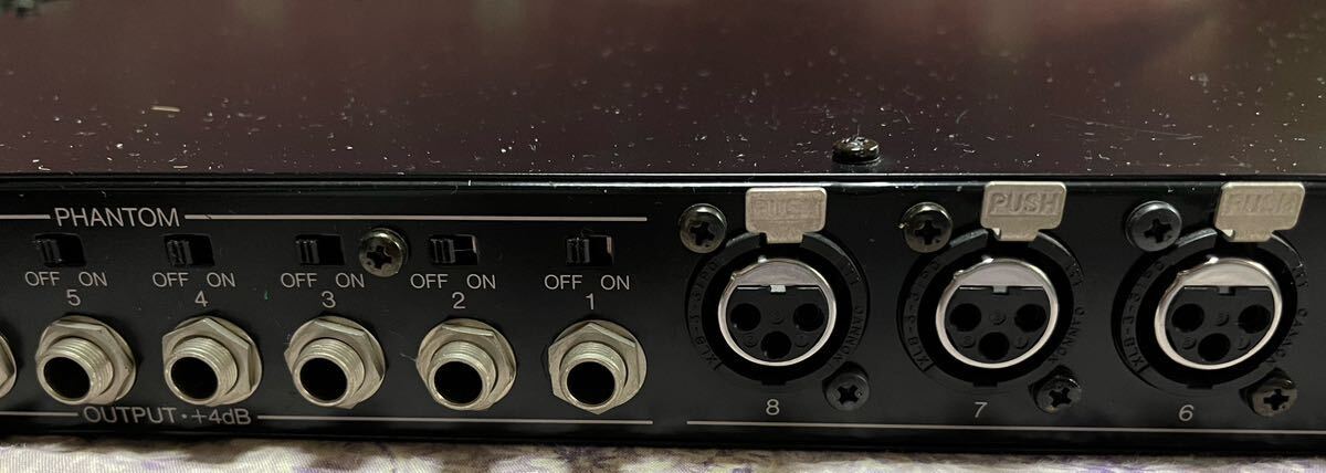  used YAMAHA( Yamaha ) MLA7 / MIC LINE AMPLIFIER 8ch / my Klein amplifier ( pre-amplifier ) / remove till operation / no claim ..