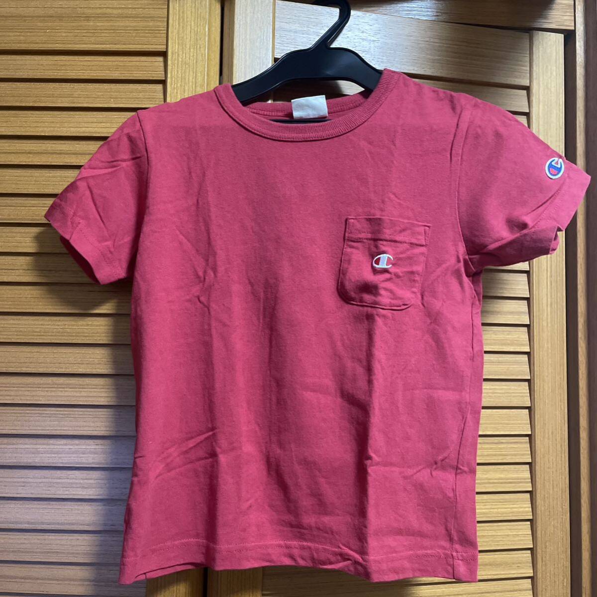 チャンピオン　Tシャツ レッド　140㎝_画像1