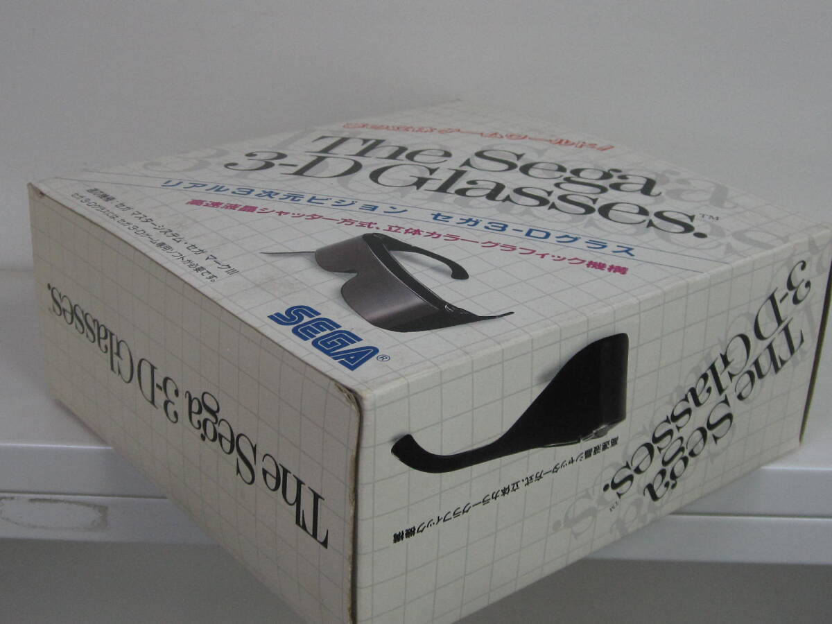 * Mark III Master System Sega 3-D стакан 3D The Sega 3-D Glasses настоящий 3 следующий изначальный Vision SEGA коробка мнение есть работоспособность не проверялась *