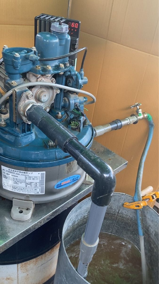 日立ポンプ 型式WT-P200S 浅井戸用 中古品 動作確認 簡易 日立ポンプ 型式WT-P200S 浅井戸用 中古品 動作確認 簡易