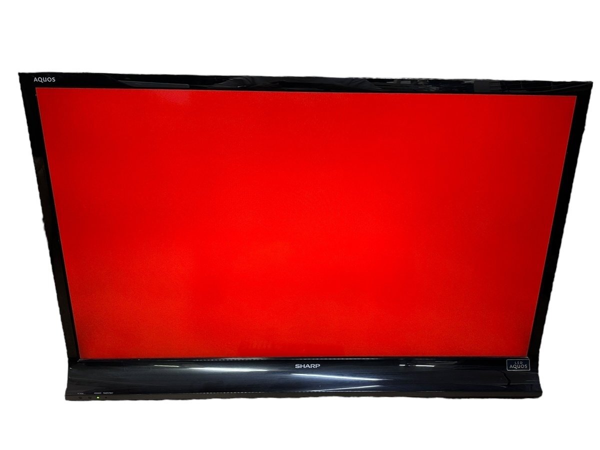 【極美品】SHARP シャープ AQUOS アクオス LC-40J9 液晶カラーテレビ 2013年製 40V型ワイド フルハイビジョン ブラック 付属品 リモコン_画像7