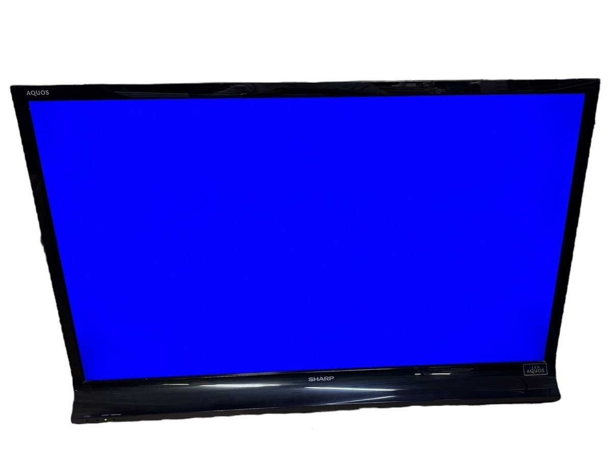 【極美品】SHARP シャープ AQUOS アクオス LC-40J9 液晶カラーテレビ 2013年製 40V型ワイド フルハイビジョン ブラック 付属品 リモコン_画像6