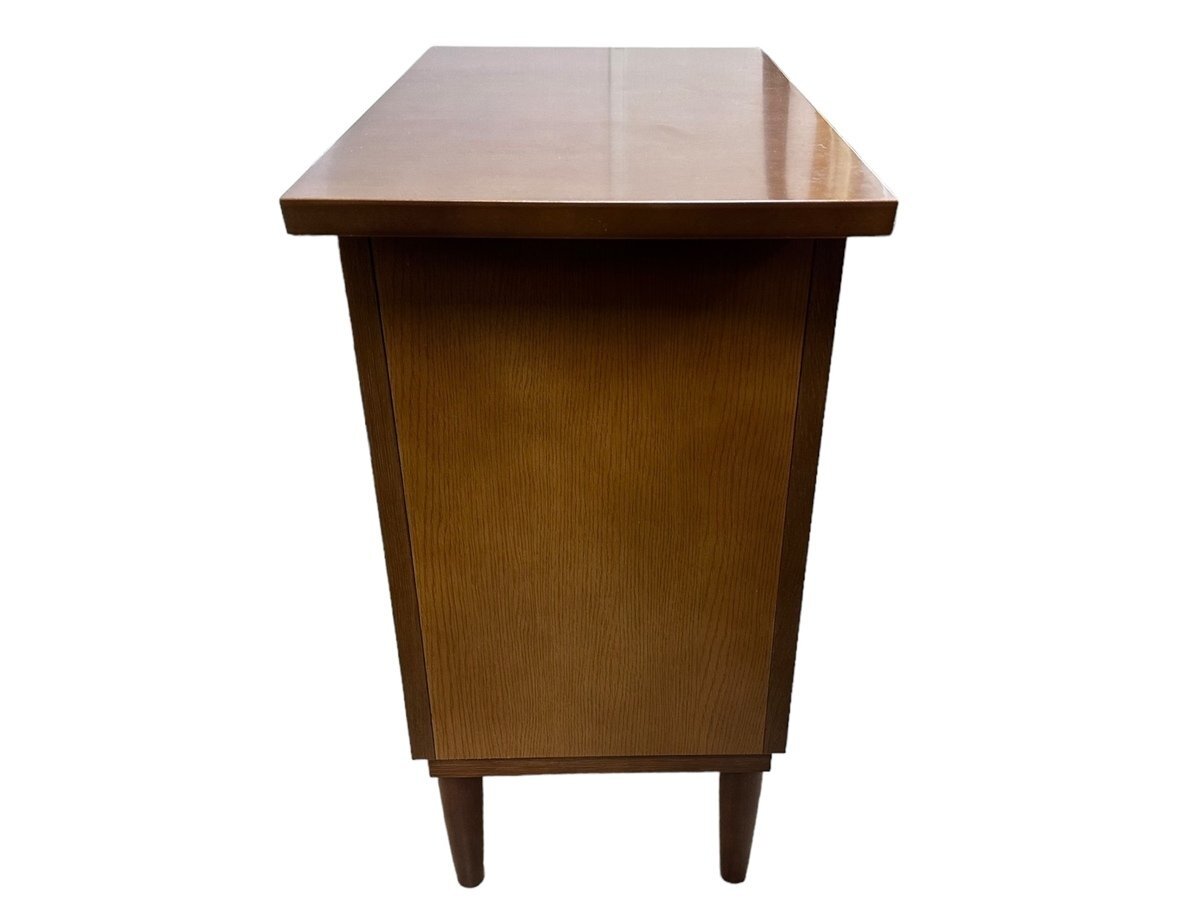 [ прекрасный товар ] Karimoku 60 грудь мебель S36007MW буфет стол полки color грецкий орех выдвижной ящик интерьер корпус только Raver дерево из дерева 