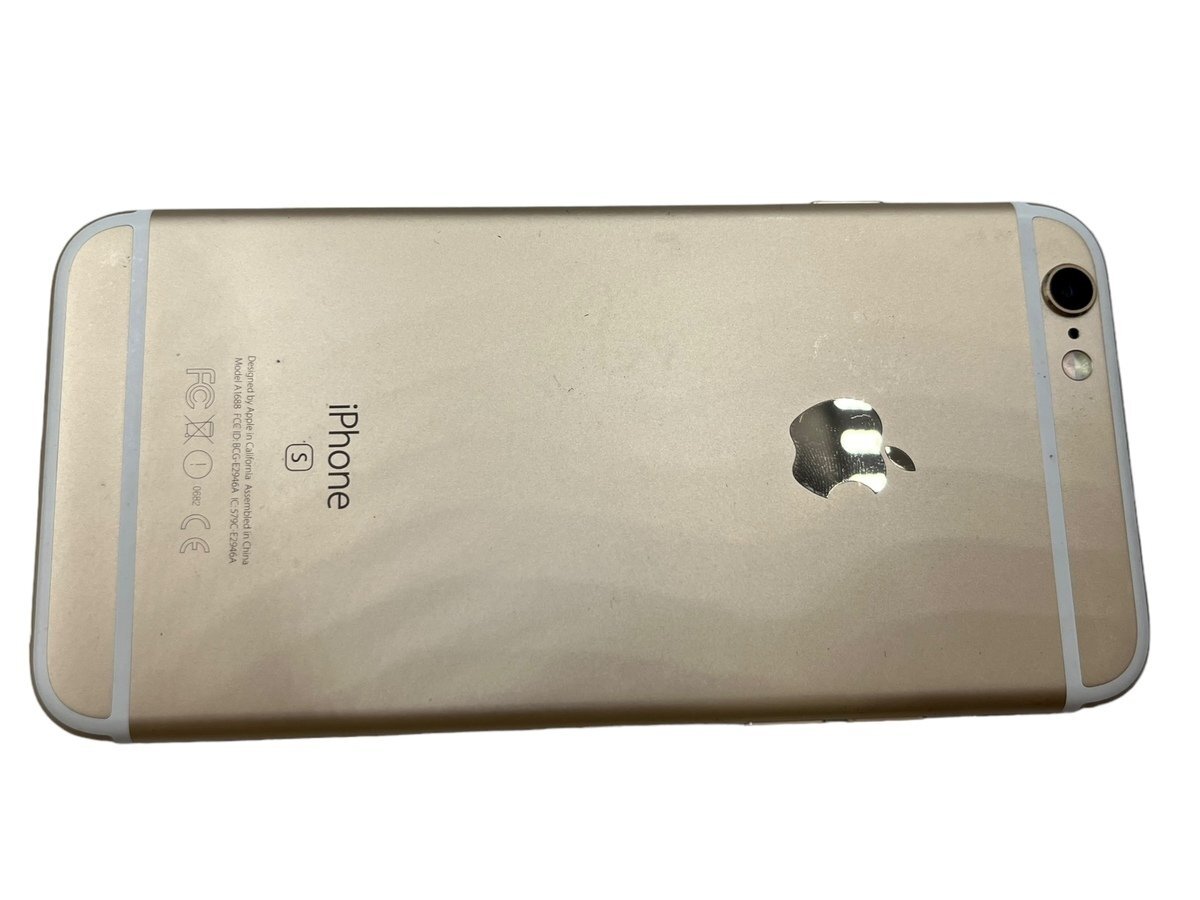 Apple アップル iPhone 6s A1688 64GB ゴールド 本体 アイフォン 携帯電話 スマートフォン スマホ 4.7インチ ホームボタン 3D Touch搭載の画像5