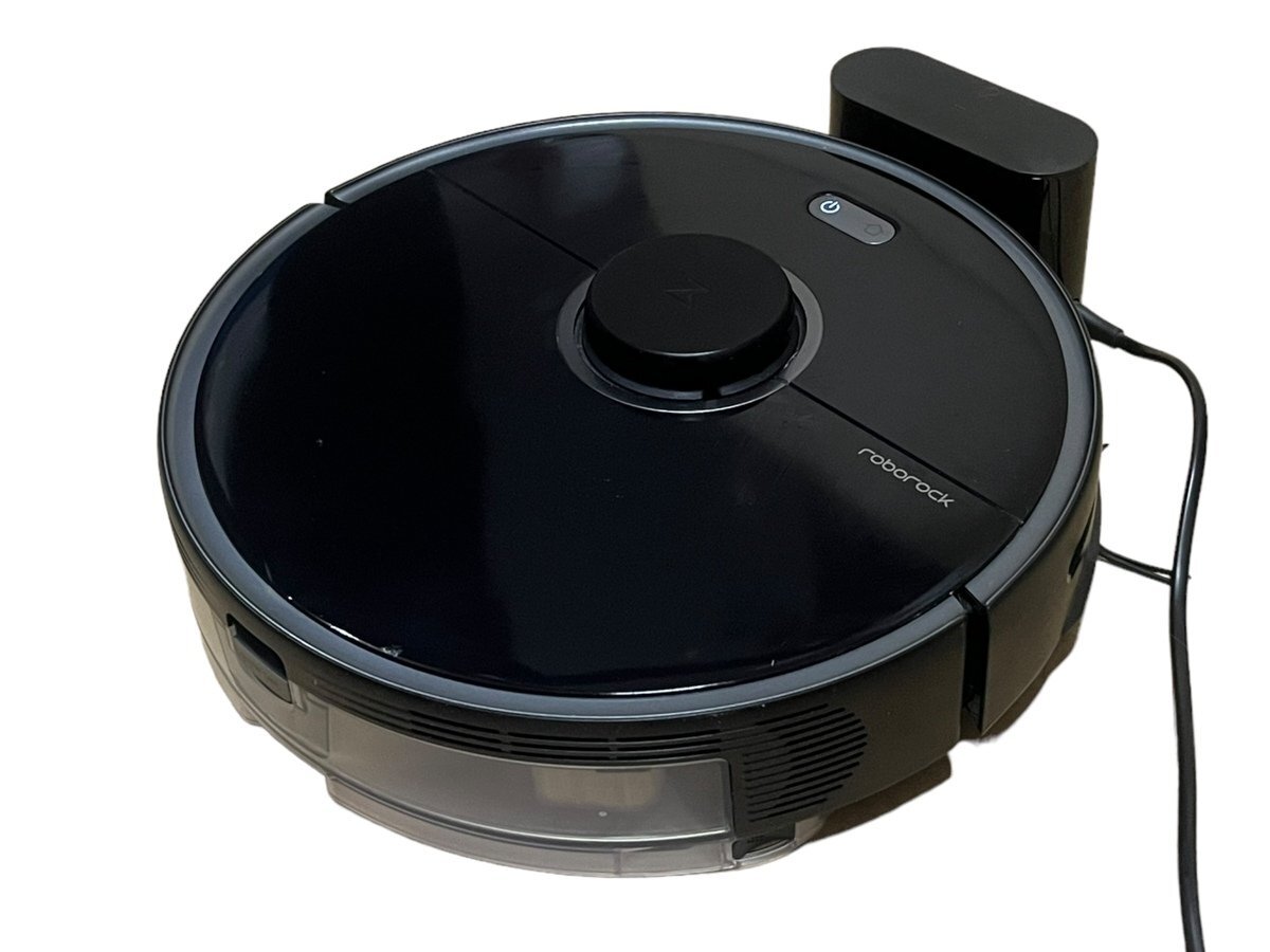 Roborock ロボロック S5 Max ロボット 掃除機 S5E52-04 ブラック 本体 静音 水拭き 携帯アプリ対応 フィルター水洗い 生活家電 自動充電の画像1
