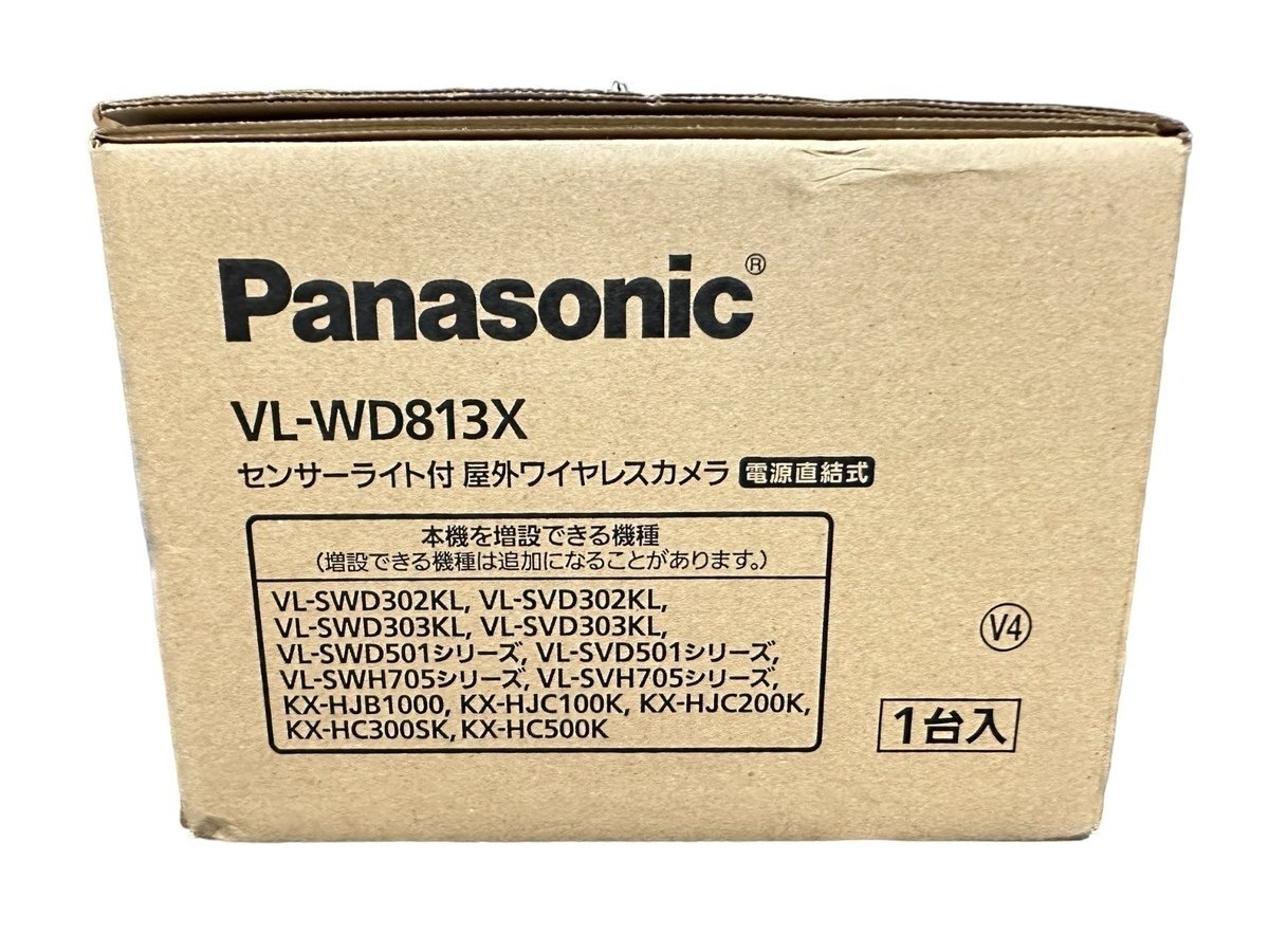  new goods unused goods Panasonic Panasonic sensor light attaching outdoors wireless camera VL-WD813X body wireless connection possible security camera monitoring camera height performance 