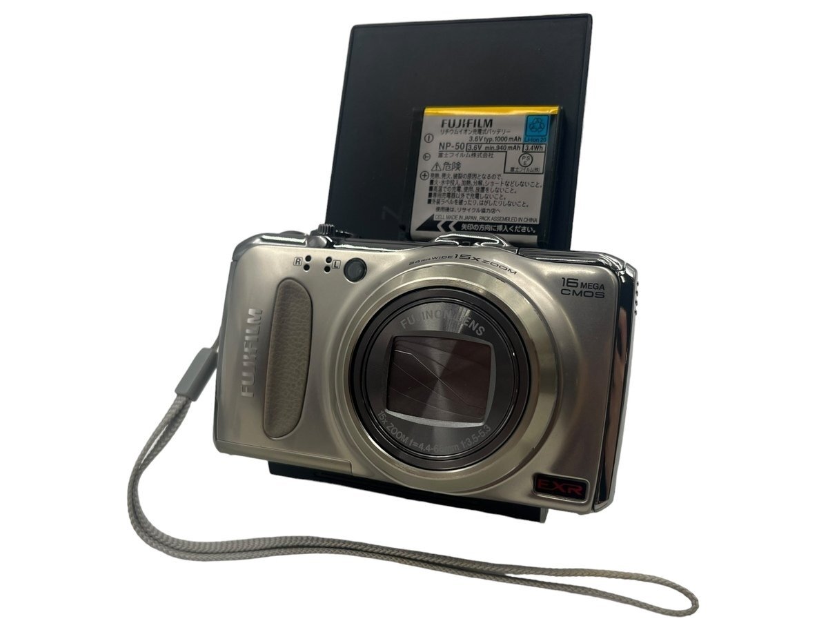 FUJIFILM 富士フィルム FinePix F550EXR コンパクトデジタルカメラ シャンパンゴールド 本体 EXR CMOSセンサー ボディ GPS 富士フイルム_画像1