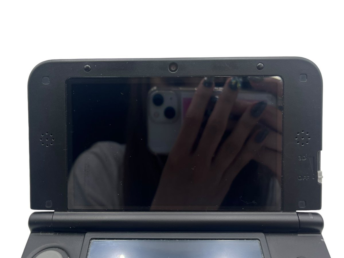 Nintendo ニンテンドー 任天堂 3DS LL テレビゲーム機 ホビー SPR-S-JPN-C0 レッド×ブラック 本体 黒 赤 充電器付き_画像7