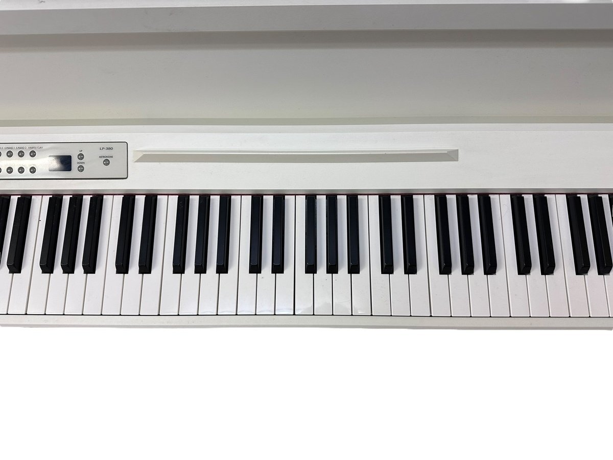 【店頭引取限定】Korg コルグ LP-380 電子ピアノ DIGITAL PIANO 2014年製 本体 鍵盤楽器 練習 コンパクト 軽量 スリム RH3鍵盤_画像3