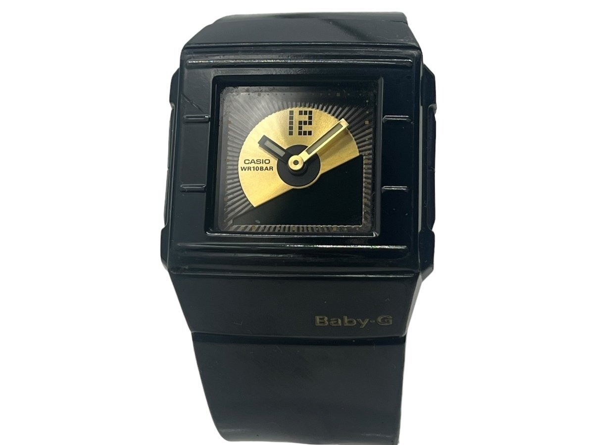 CASIO カシオ WR10BAR Baby-G BGA-201 ブラック アナログ デジタル クォーツ 腕時計 メンズ 付属品 なし ブランド時計 ベビージー おしゃれ_画像2