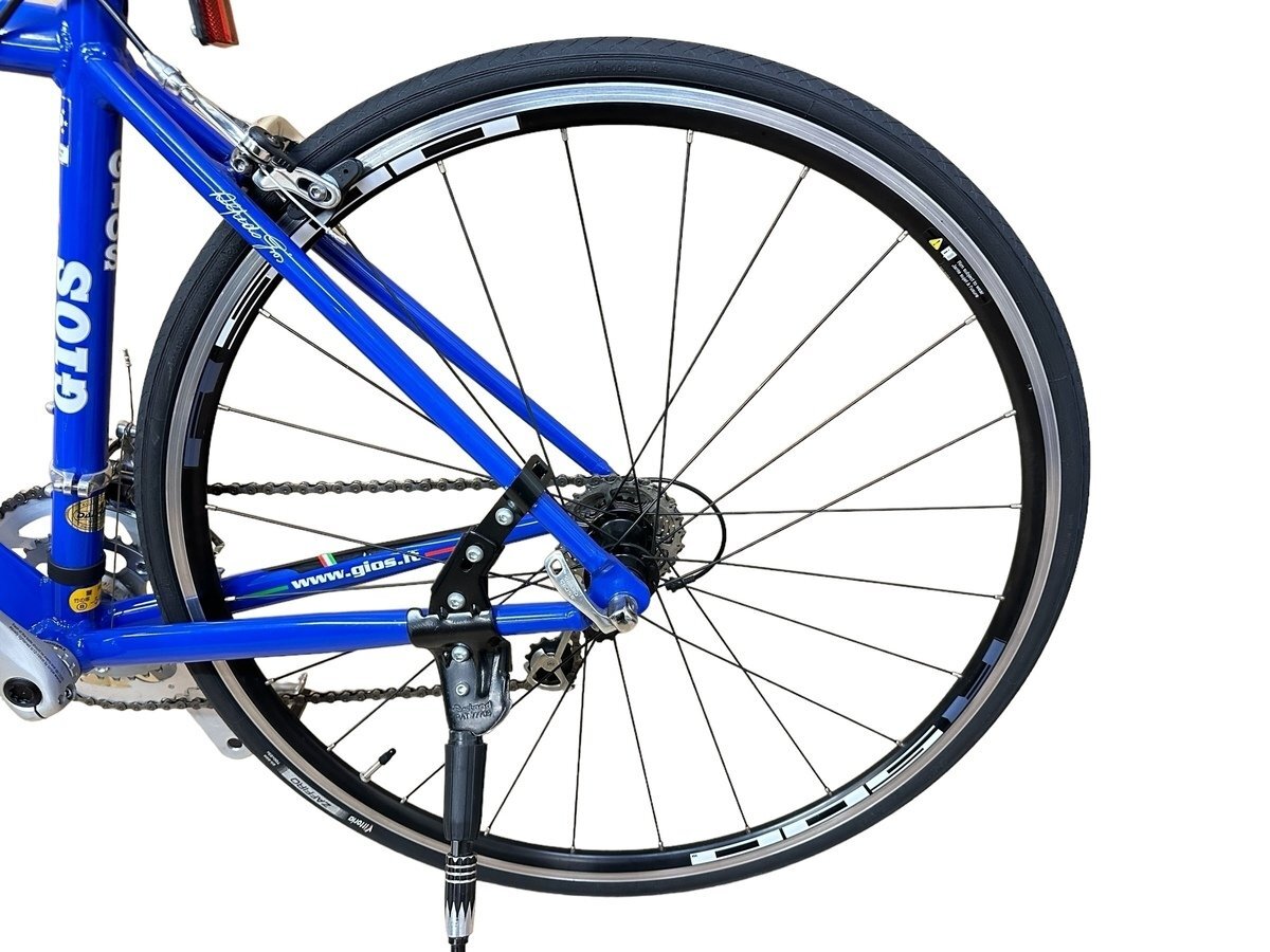 GIOS CANTARE ジオス カンターレ クロスバイク 46サイズ 車体 本体 自転車 サイクリング ブルー 青 フラットハンドルバー 女性 店頭引取可_画像6