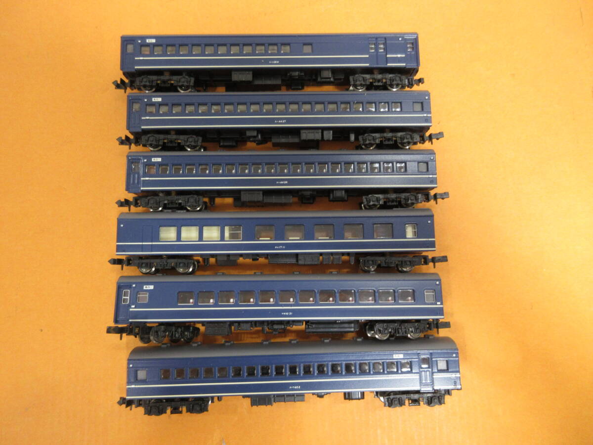 121)MICRO ACE マイクロエース A-5250 C61-11 44系客車 特急 はつかり 基本 7両セット 鉄道模型 Nゲージ 現状品の画像5