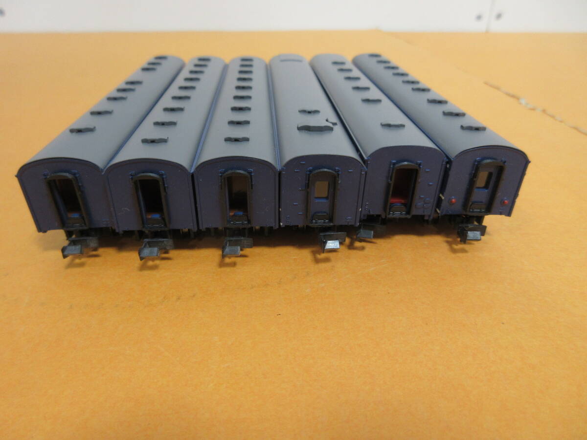 121)MICRO ACE マイクロエース A-5250 C61-11 44系客車 特急 はつかり 基本 7両セット 鉄道模型 Nゲージ 現状品の画像8