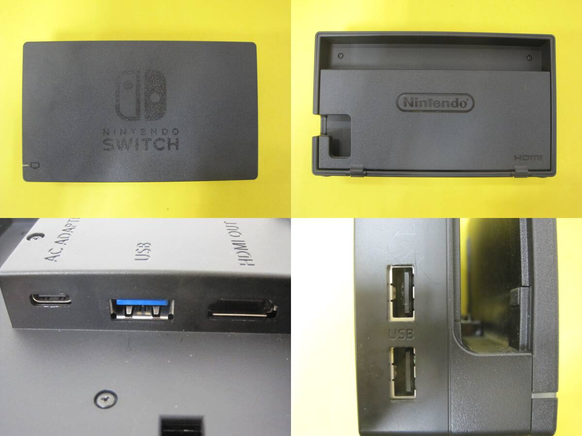 070) 中古 Nintendo Switch グレー ニンテンドー スイッチ 本体 _画像5