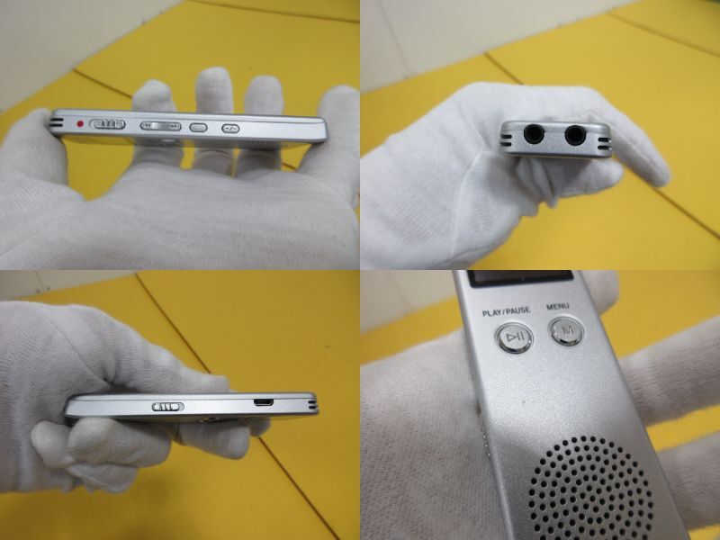 171)TASCAM Tascam IC магнитофон 8GB серебряный VR-03/ диктофон 