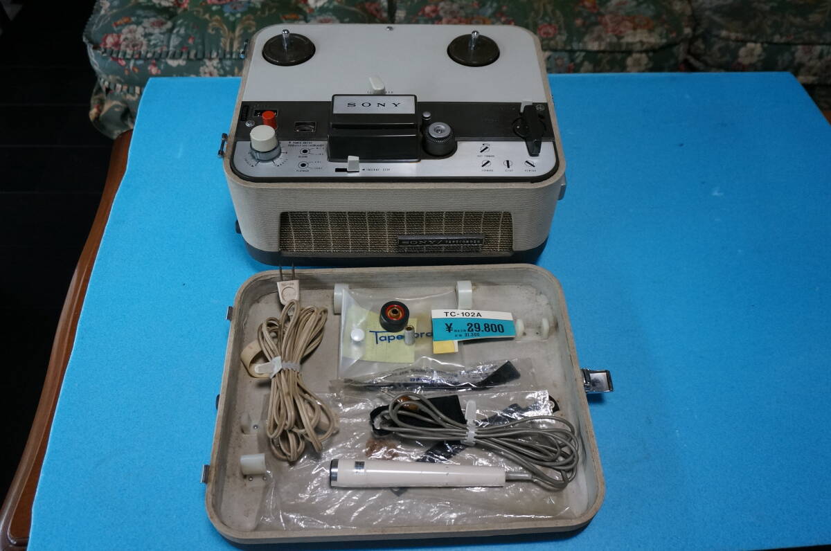 SONY テープコーダー オープンリールデッキ TC-102A 現状品_画像1