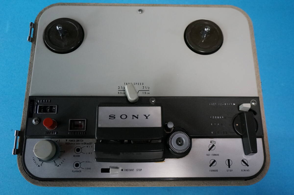SONY テープコーダー オープンリールデッキ TC-102A 現状品_画像2