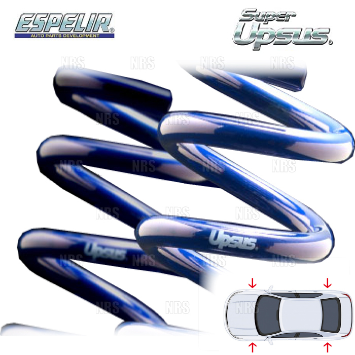 ESPELIR エスペリア スーパーアップサス (前後セット) プリウスPHV GR SPORT ZVW52 2ZR-FXE R1/5～ 2WD車 (EST-5959_画像1