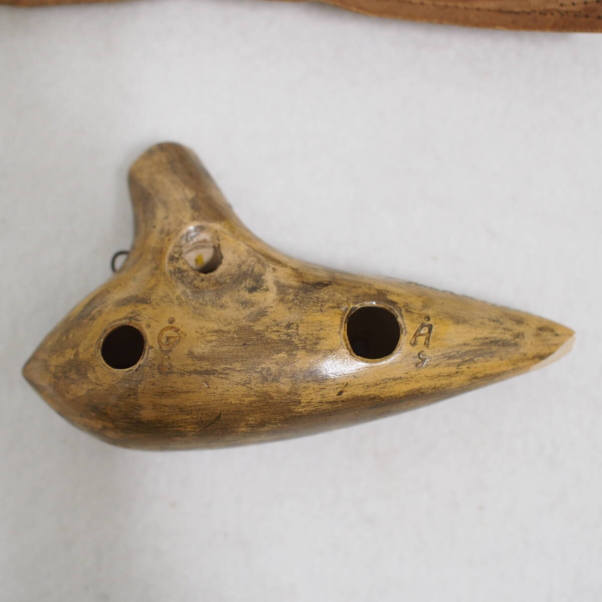 中古 昭和レトロ ESTRO OCARINA 4F 欠け volming close?　 エストロ オカリナ 動作未確認 現状品 管理番号484-2_画像2