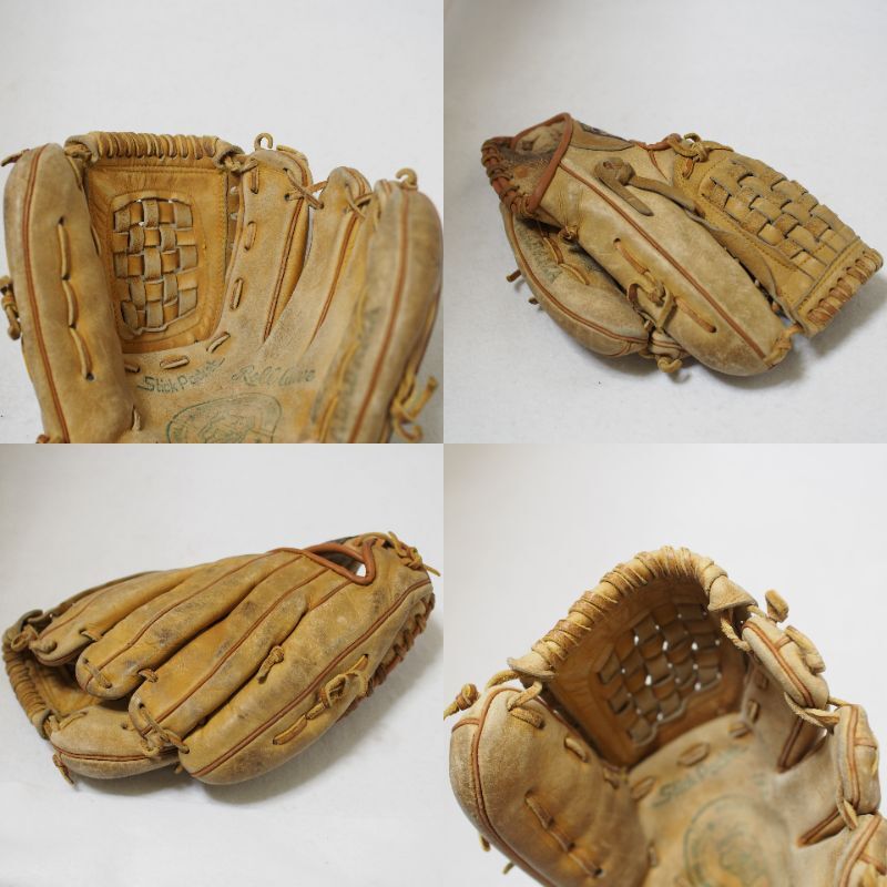 SEIKI　野球　グローブ　軟式　baseball glove BULLDOG PL-3800　ALABAMA　本革　グラブ　現状品　管理番号490-9_画像10