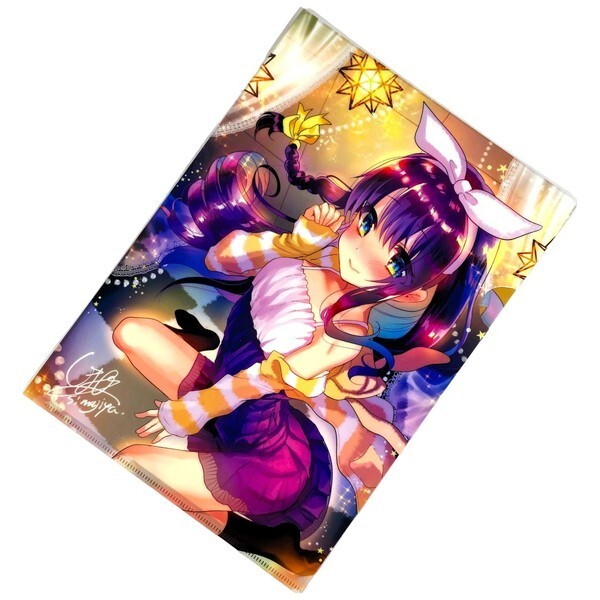 しまじや しまじ C95 黄色 歩音 オリジナル メロンブックス特典 A4 クリアファイル ClearFile_画像1