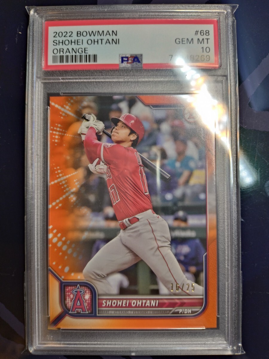 大谷翔平 カード Topps 2022 bowman PSA10 GEM MINT 25シリ 大谷翔平 カード Topps 2022 bowman PSA10 GEM MINT 25シリ