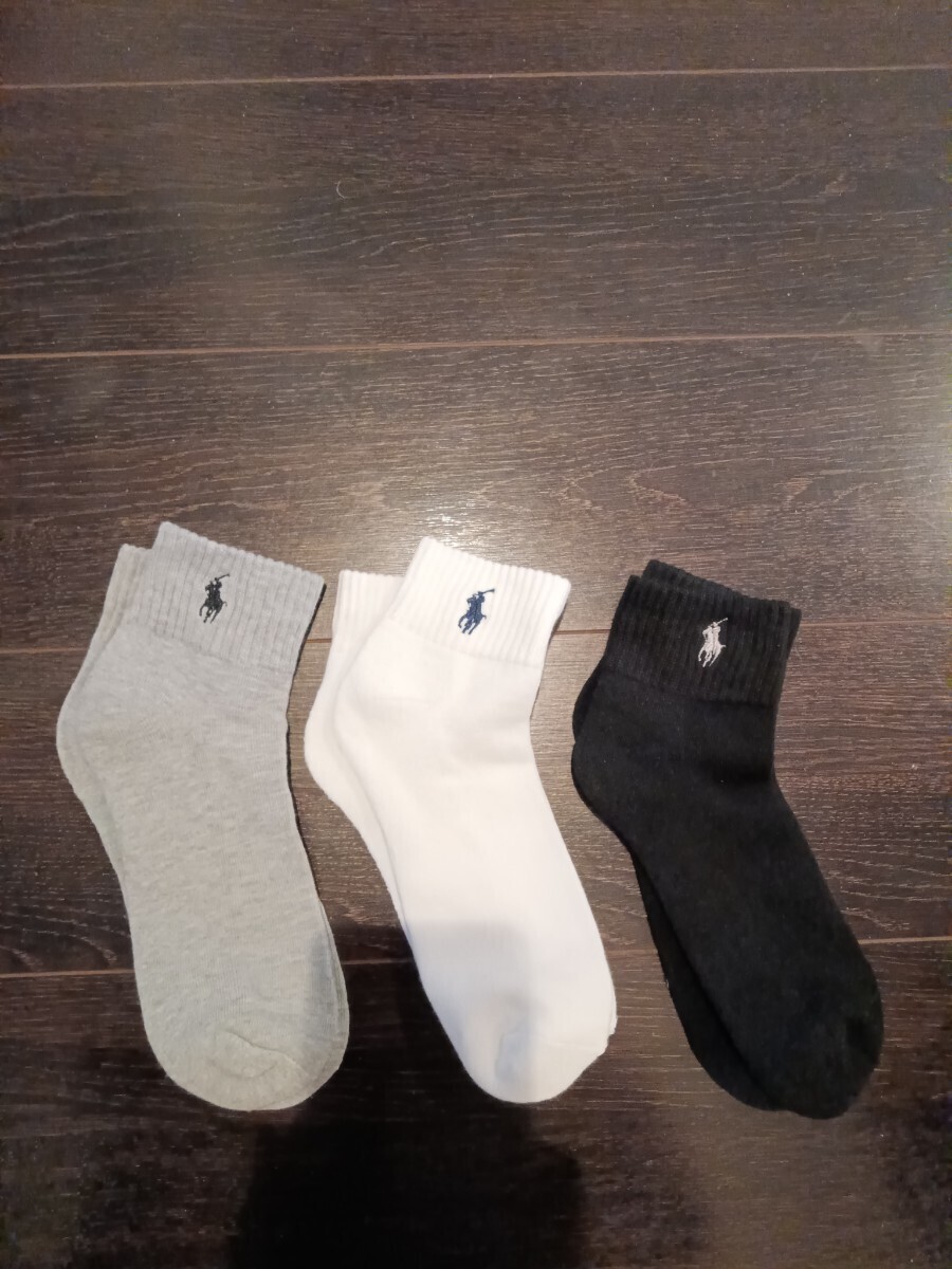  Polo Ralph Lauren socks 3 pair 