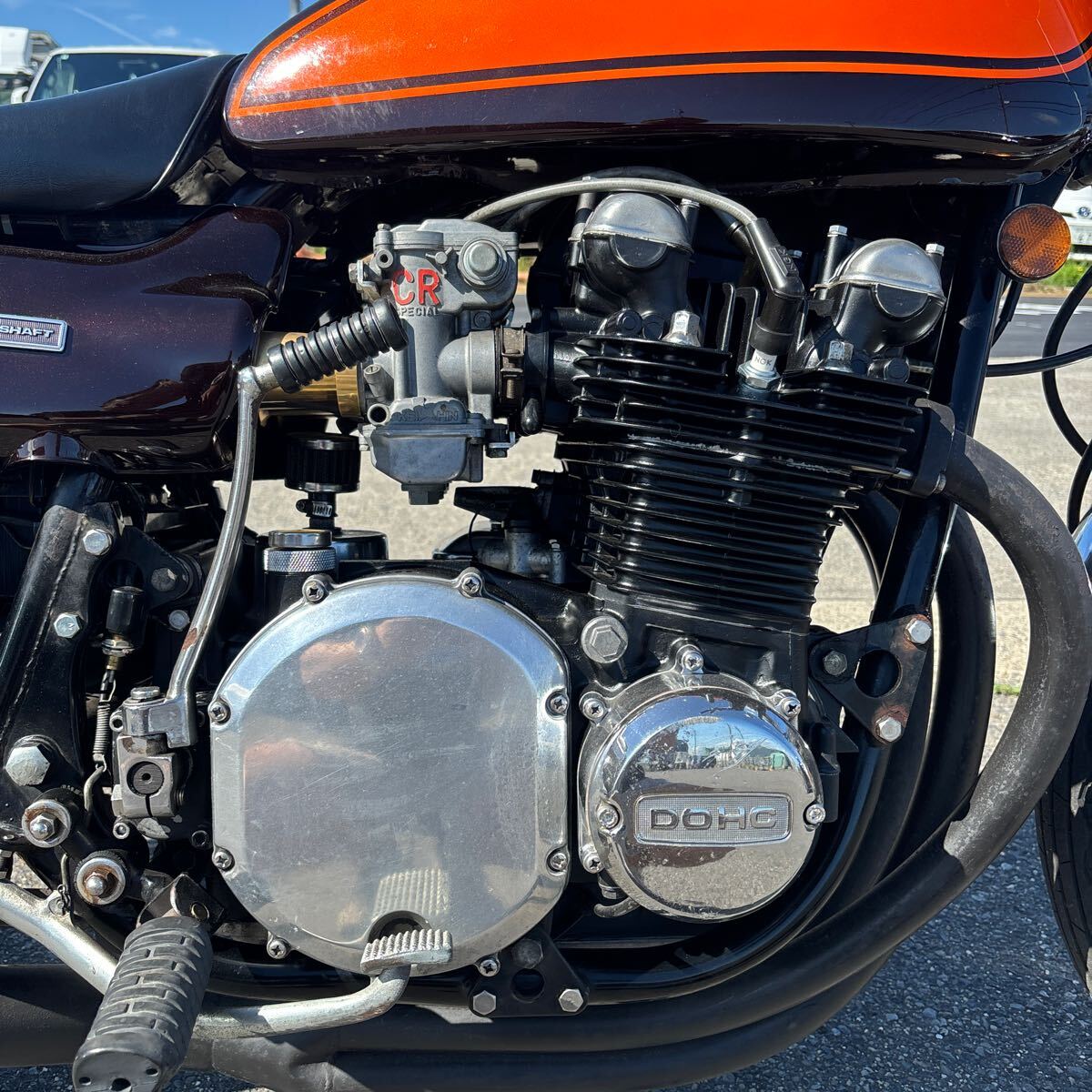 激安　kz900 z1 z2 火の玉カラー　crキャブ　ウオタニ　旧車　cb750four kz1000 下取り交換歓迎　z1外装内プレス_画像2