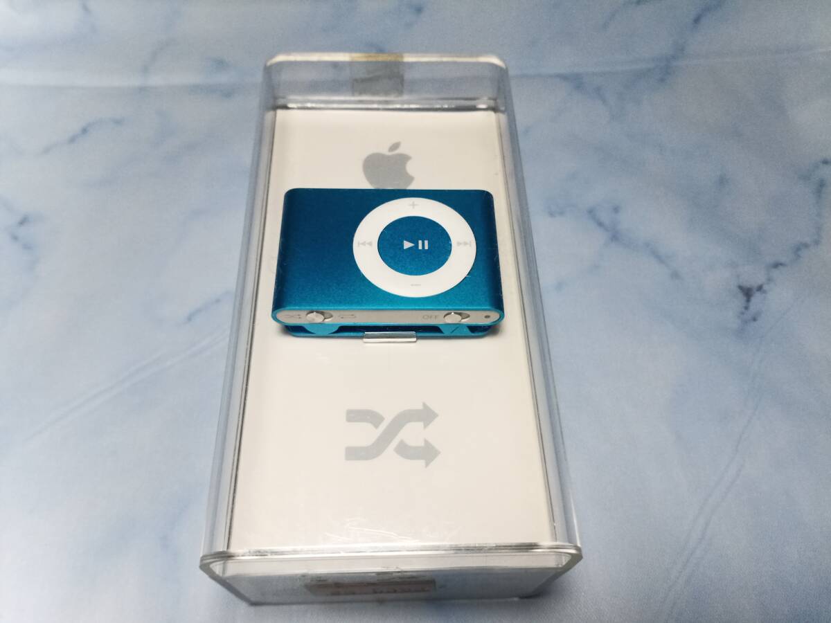 【1円スタート】iPod shuffle 第2世代 1GB　ブルー　新品・未使用　MA949J/A_画像1
