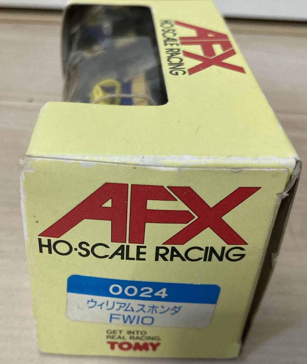 HO スロットカー AFX ミニカー TOMY トミー 0024 ウィリアムスホンダ FW10 当時 レトロの画像3