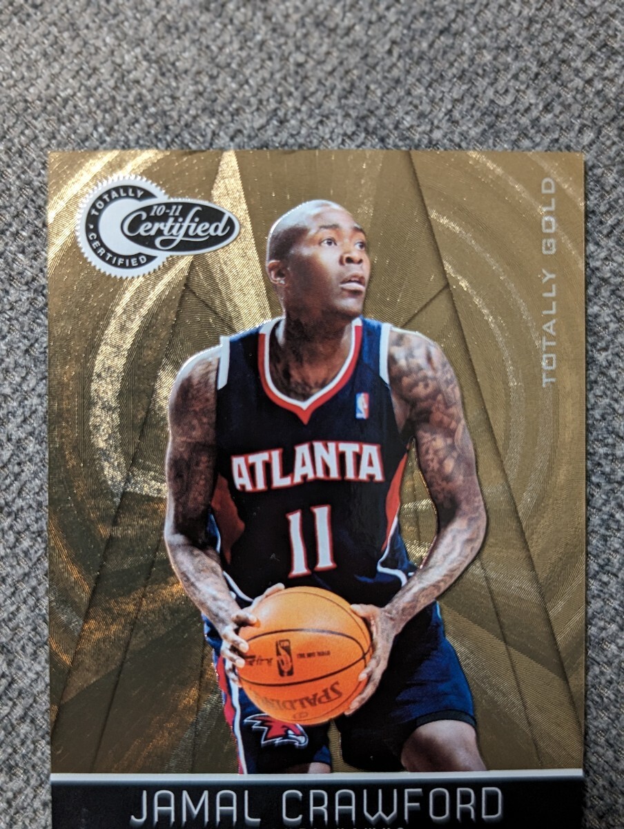 Jamal Crawford Gold パラレルカード Panini NBAカード_画像3