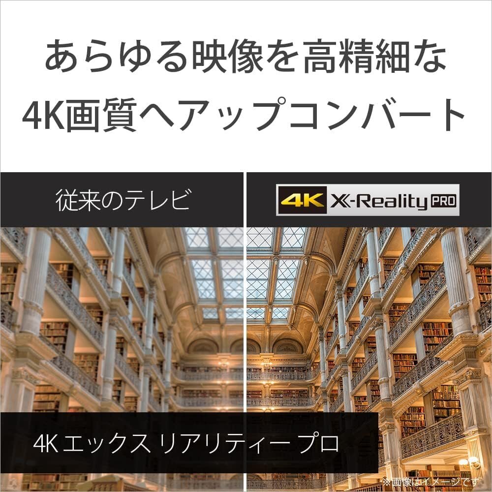 SONY ソニー Google TV 55V型4K液晶テレビ KJ-55X80WK 4Kチューナー內蔵/DolbyAtmos/ゲームモード 2024/12~保証 引取可