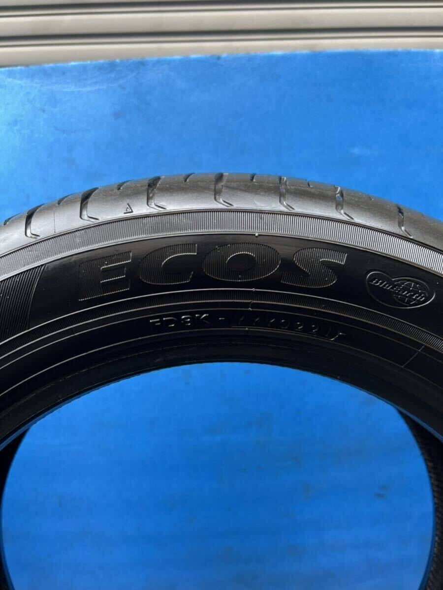 【YOKOHAMA ECOSヨコハマ】《205/55R16 91V》21年製【送料無料※一部地域有料】中古タイヤ2本セット ◆バリ山◆_画像4