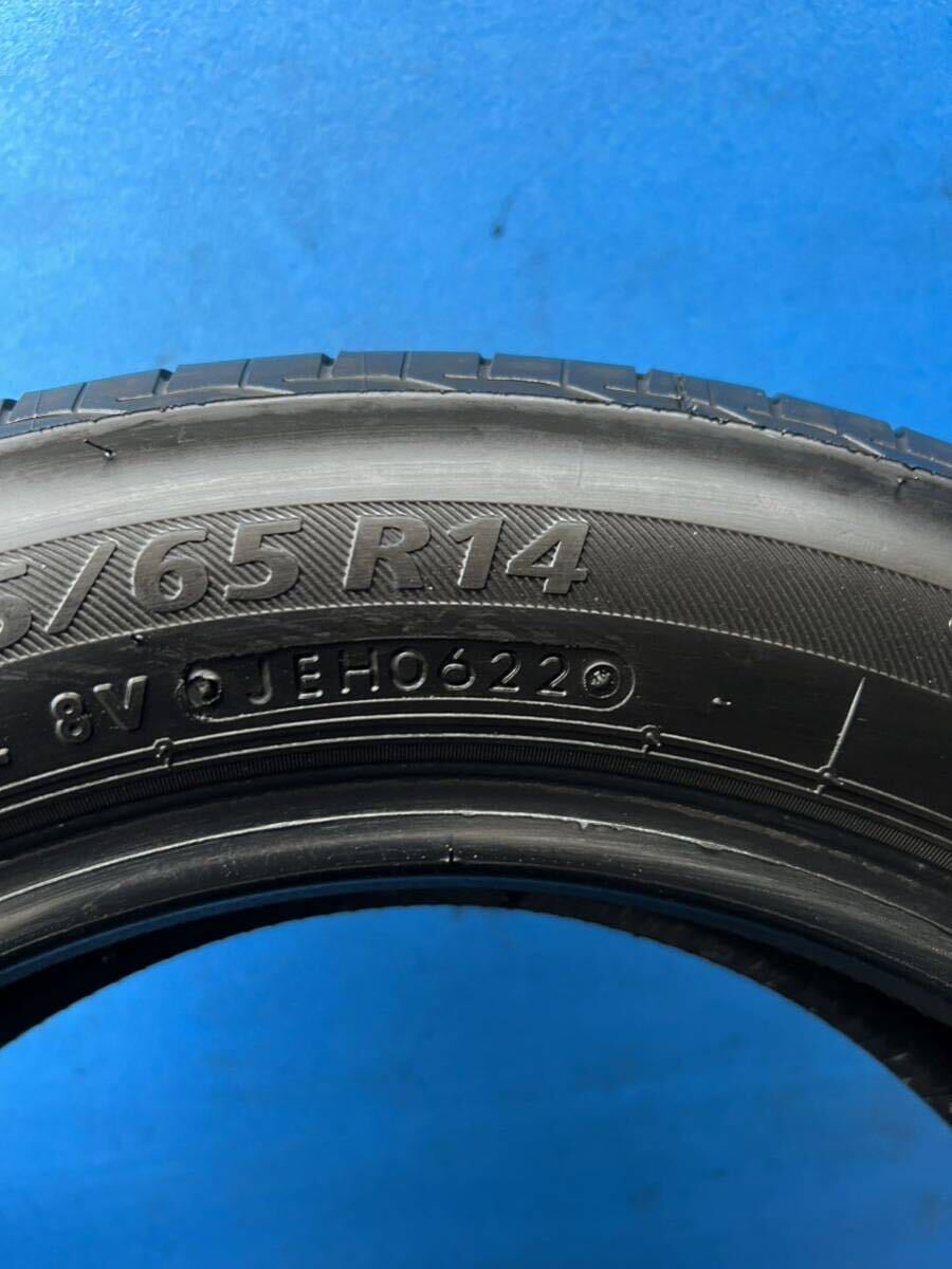 【BRIDGESTONE NEXTRYブリヂストン】《155/65R14 75S》21/22年製【送料無料※一部地域有料】中古タイヤ4本◆バリ山◆_画像9