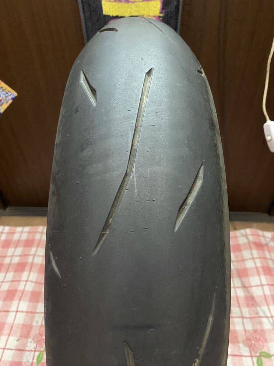 中古MCタイヤ DUNLOP SPORTMAX α-14 140/70R17 ダンロップ スポーツマックス 140 70 17 2020 A3030の画像1