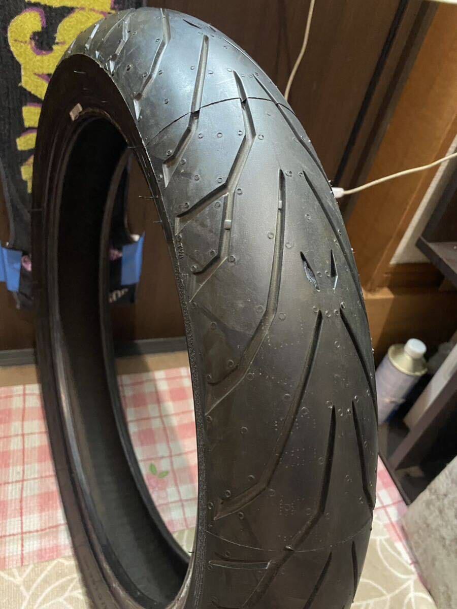 中古MCタイヤ バリ山 PIRELLI ANGEL GT 110/80ZR18 ピレリ エンジェル 110 80 18 3718 A3058_画像5