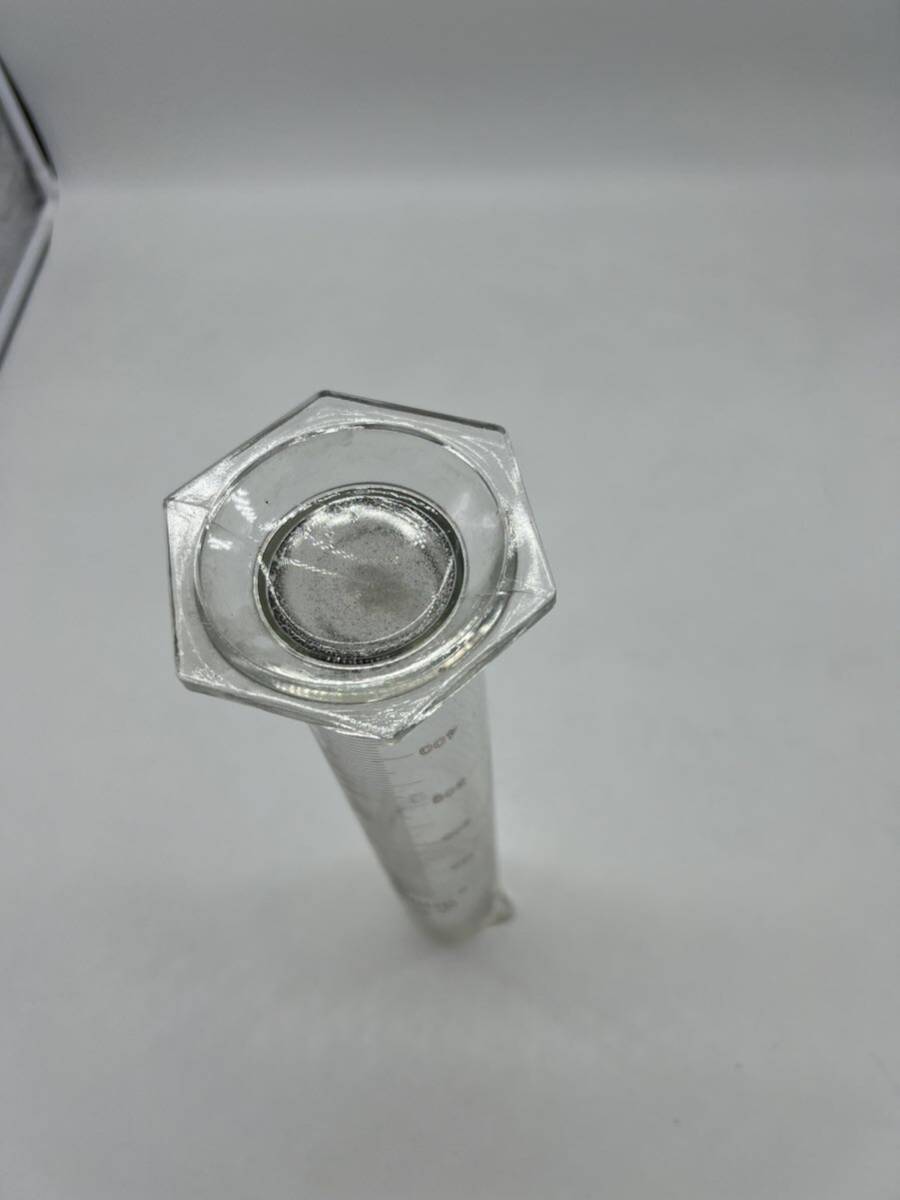 メスシリンダー 中古　ガラス製 アンティーク 花瓶 実験　インテリア 試験　500ml グラス　_画像3