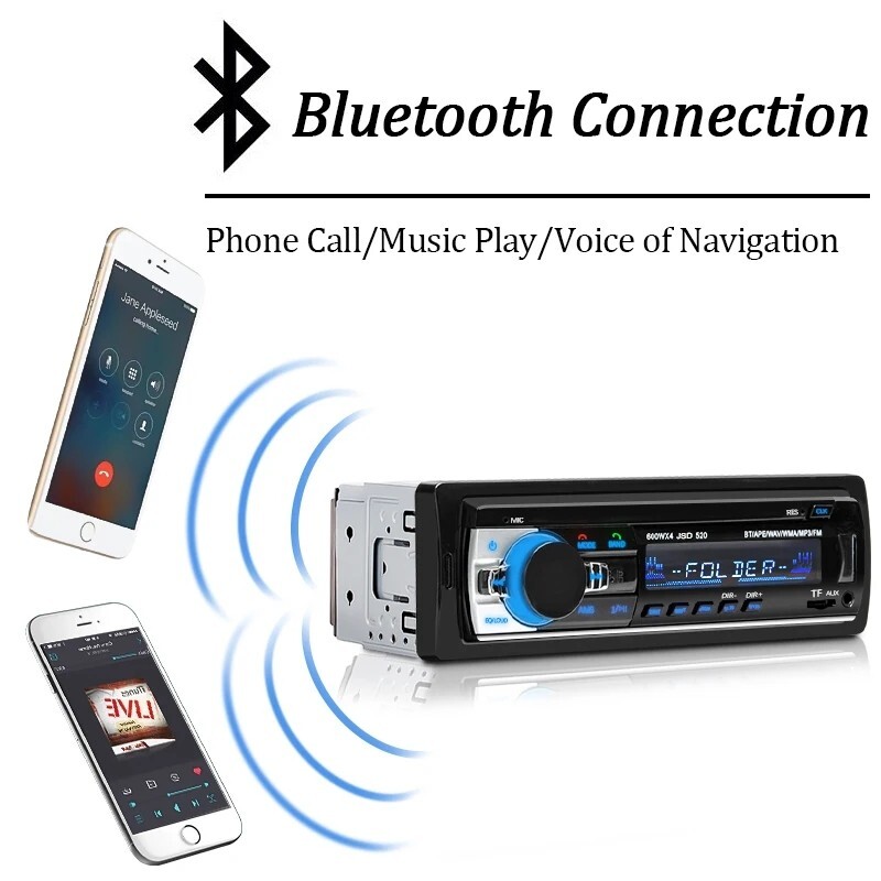 シンプル１DIN　MP3プレーヤー　トヨタ／ダイハツ用ワンタッチカプラー　オリジナルセット　 USB　 Bluetooth_画像5