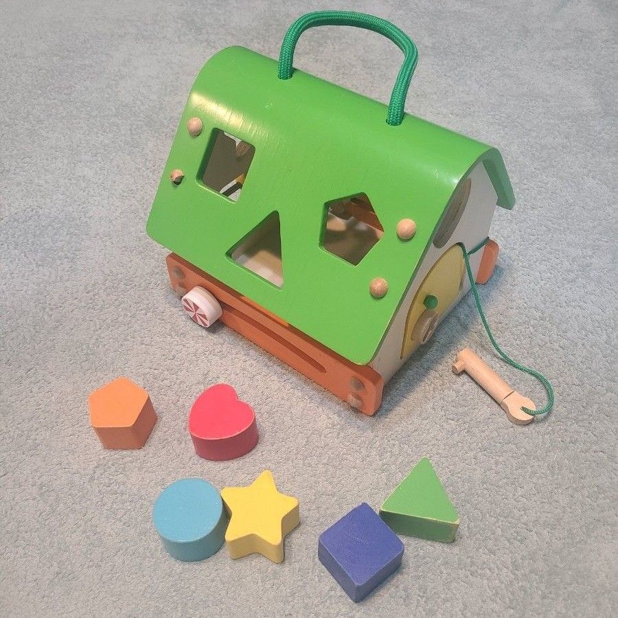 おもちゃ　木製玩具　エドインター　ジャドール　形はめ　シロフォン