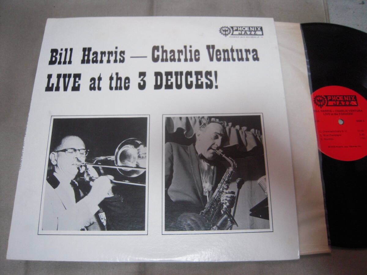 【US盤LP】「BILL HARRIS-CHARLIE VENTURA/LIVE AT THE 3 DEUCES_画像1