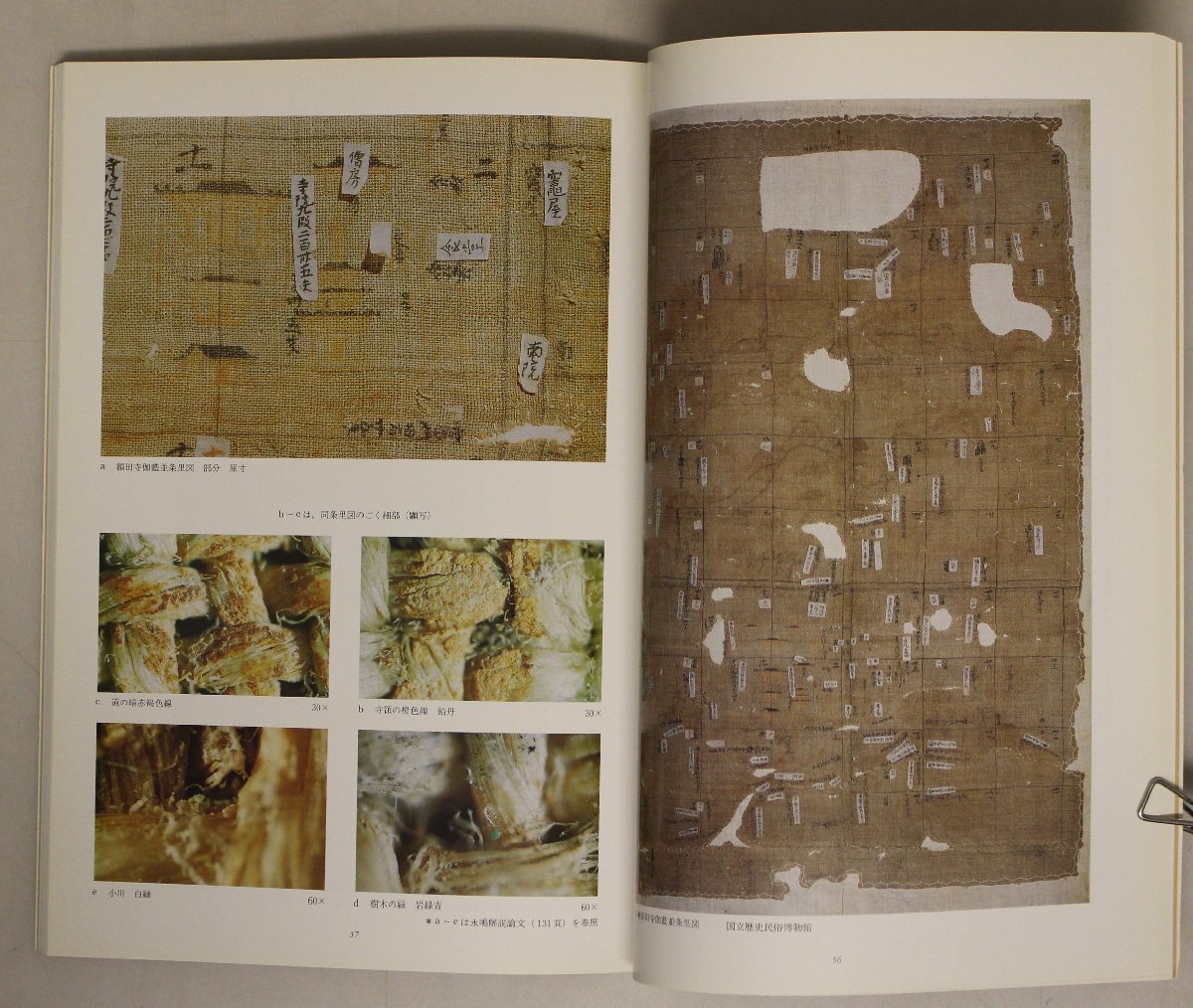 図録『企画展示 荘園絵図とその世界』国立歴史民族博物館 補足:伯耆国東郷庄絵図写/陸奥国骨寺村在家絵図/和泉国日根野村絵図/播磨国鵤庄_画像6