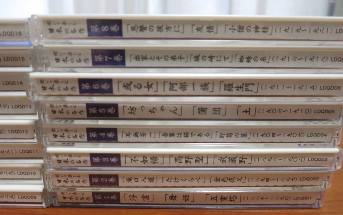 朗読CD 「聞いて楽しむ日本の名作」 全16巻　送料込み_画像5