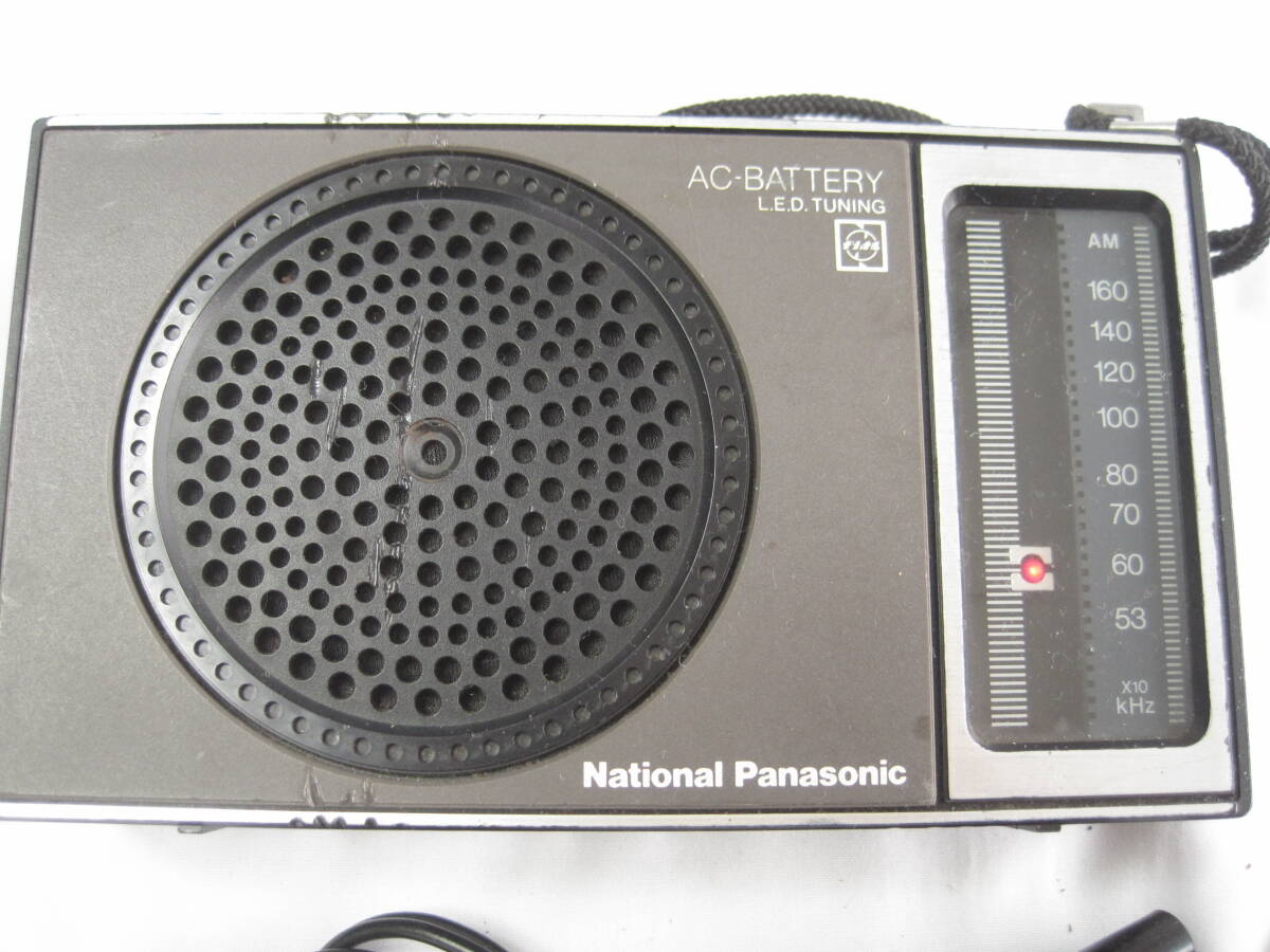 1974(昭和49年) National Panasonic R-143 8石ラジオ 日本製 AM専用 動作確認済みです_画像2