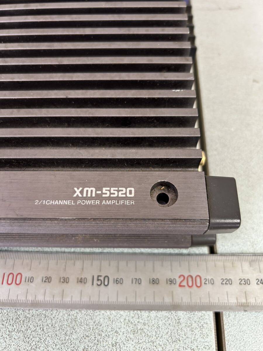 SONYパワーアンプ カーアンプ Xm-5520ジャンク品 の画像4