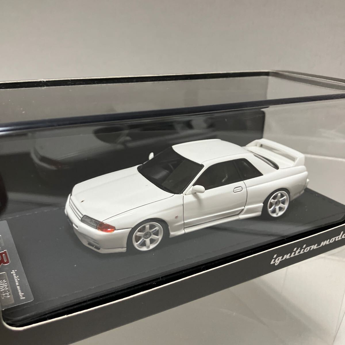 イグニッションモデル R32Sチューン白1/43_画像1