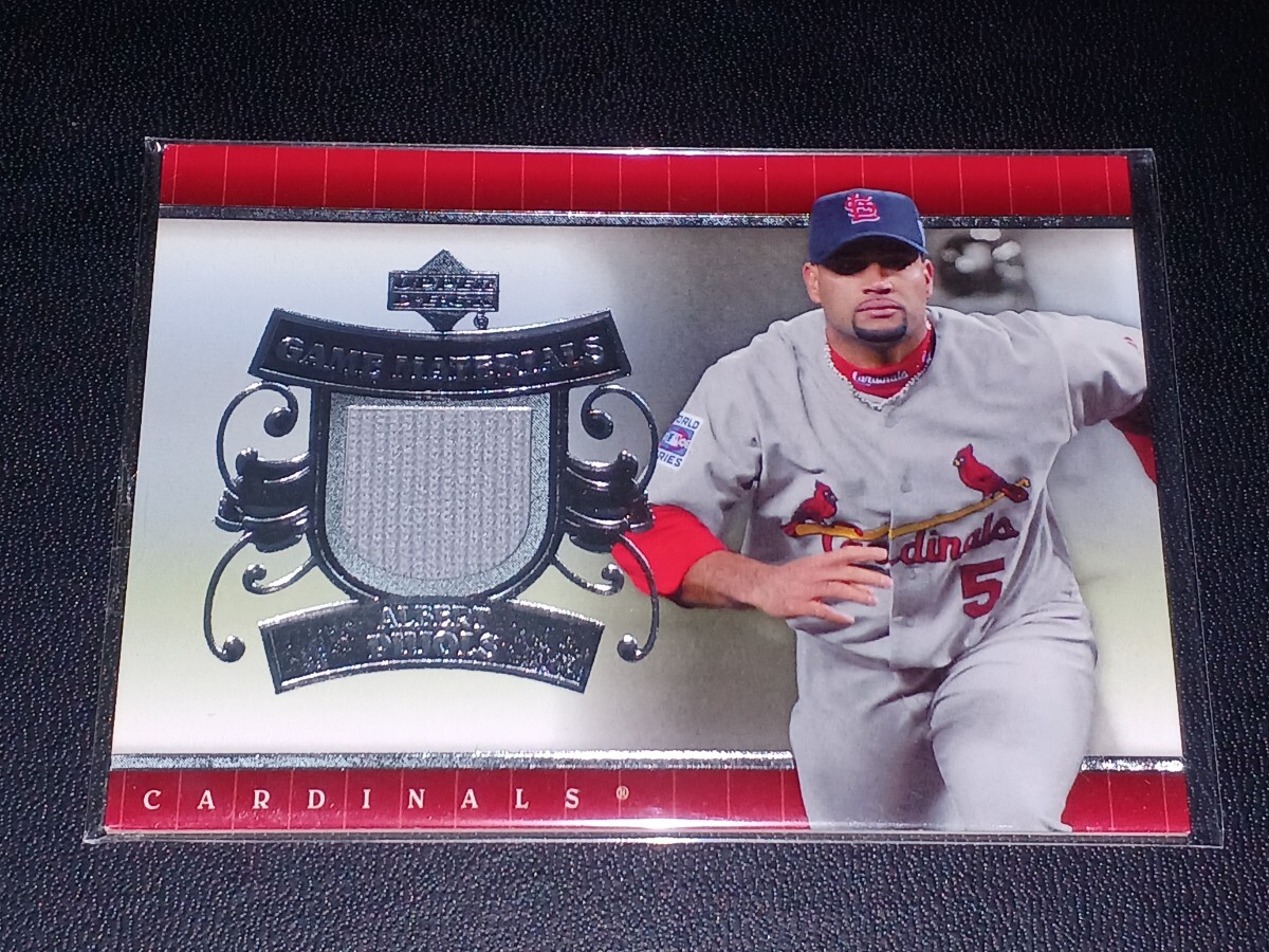 2007 Upper Deck Series 1 Albert Pujols Game-used Baseball Card アルバート・プホルス　カージナルス　ジャージーカード　UD _画像1