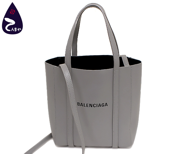[ качество Shop небо полный магазин ] Balenciaga (BALENCIAGA) машина f кожа : серый Every tei большая сумка XXS 2WAY большая сумка с ремешком 551815